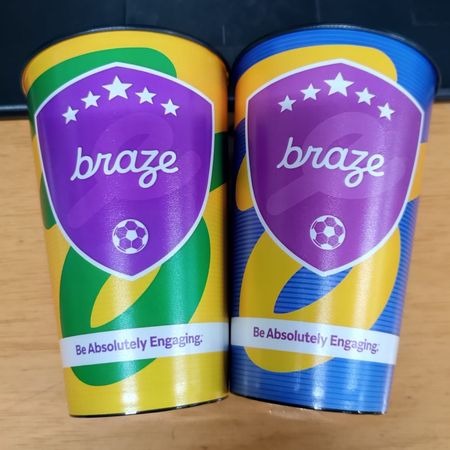 Braze customized campaign cups